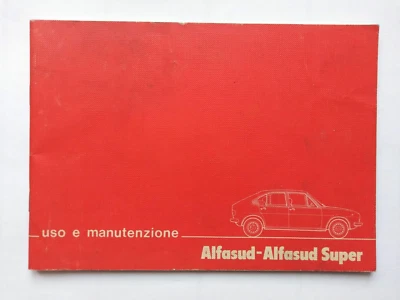 ALFA ROMEO ALFASUD / AS SUPER    LIBRETTO USO MANUTENZIONE   12/1979       (822) - Immagine 1 di 4