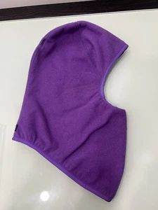 Vintage Patagonia Hat Purple OS Balaclava USA Snow Ski Mask Fleece Cozy 80s 90s - Picture 1 of 22
