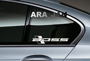BOSS Sport Car Sticker Decal racing stripe auto emblem logo motorsport PAIR - Foto 1 di 4