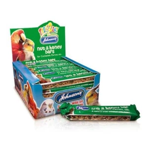 Johnsons Cockatiel Parrot Cage Birds Natural Nut Honey Seed Bars Pet Bird Treats - Picture 1 of 1
