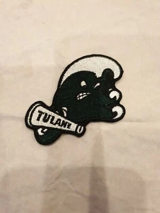 "Parche de hierro bordado Tulane Green Wave 2"" X 3""" - Imagen 1 de 1