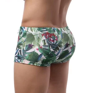 BLACK LABEL Herren Badehose Badeshorts Swim Brief Tropical Gr. M / L - Bild 1 von 3