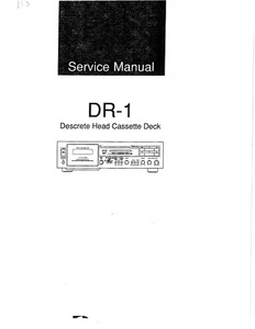Service Manual-Anleitung für Nakamichi DR-1 - Bild 1 von 1