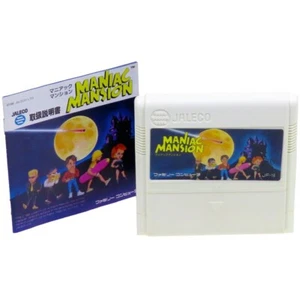 MANIAC MANSION Cart + Manual Famicom Nintendo FC Japan Import JARECO NTSC-J - Picture 1 of 5