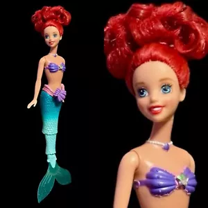 Disney Ariel The Little Mermaid Customized OOAK Doll Swimming Tail - Picture 1 of 24