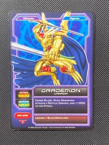 DM-208 Grademon Digimon CCG Karte Royal Knights Starter Deck Set 2005 - Bild 1 von 2