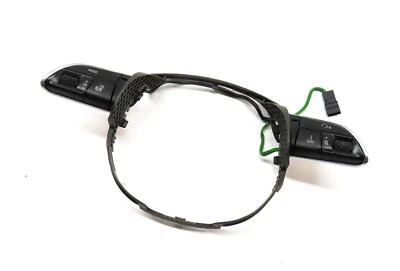 2014 AUDI Q7 4L DRIVER STEERING WHEEL HEAT NAVIGATION PHONE SWITCH SET 2 (BROWN) - Image 1 of 4