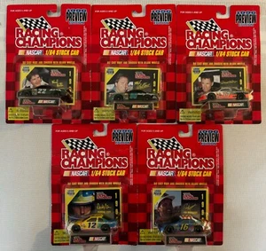 Racing Champions NASCAR 1/64 Stock Car Set (5 Autos) 1996 Preview Editions Neu in versiegelter Verpackung - Bild 1 von 1