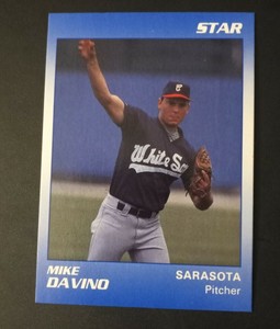 1990 Star Sarasota White Sox Mike Davino #7