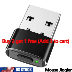 USB Mouse Jiggler Mover Wiggler Undetectable Shaker Port for Computer Laptop USA - Picture 1 of 13