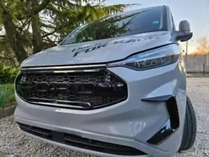 Glossy Black Grill For 2024+ Ford Transit Custom Front Grille Raptor Style - Picture 1 of 5