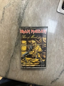 Iron Maiden - Piece of Mind - Cassette Tape - Used - Expanded Dynamic Range 1983 - Picture 1 of 5