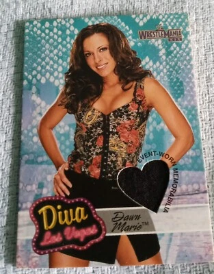 2003 Fleer WrestleMania XIX Diva Las Vegas Dawn Marie EU Memorabilia - Image 1 of 2
