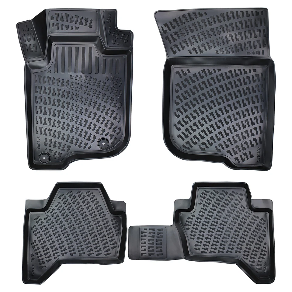 Car Floor Mats Liners For Mitsubishi Montero 2012-2017 All Season 3D Auto Rugs - Image 1 of 4