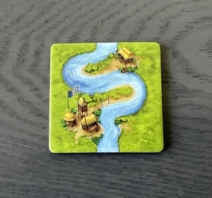 Carcassonne 20th Anniversary | Bonus Extra River Tile | Official Game Piece - Picture 1 of 4