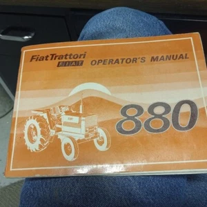 Fiat Tractor Operators Manual W/ Maint Chart - Picture 1 of 4
