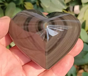 167 g Natural Arco Iris Ojo de Gato Obsidiana Cuarzo Cristal Curación del Corazón - Imagen 1 de 10