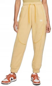 Nike Żółte Spodnie Dresowe Damskie Joggery ze Ściągaczami Sportswear r.L - Zdjęcie 1 z 4