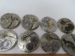 Lotto 8 ricambi orologio vintage WALTHAM Moving per ricambi e riparazioni ROYAL 15 Jewels - Foto 1 di 4