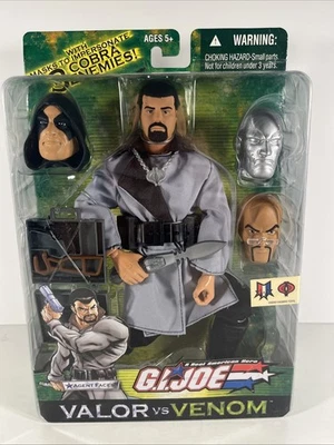 G.I. 2003 "Figura de acción Joe Valor vs Venom Agent Faces 12"" nueva" Foto 1 de 4
