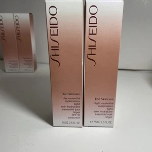 Shiseido The Skincare Day And Night Moisturizer Light Essential Unit Leger SPF10 - Picture 1 of 4