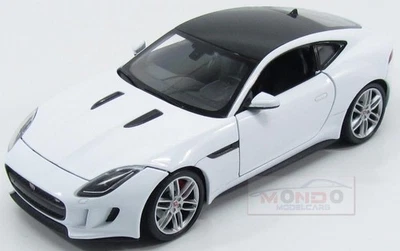 1:24 WELLY Jaguar F-Type Coupe R 2014 White WE24060WH Model - Image 1 of 2