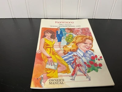 Sears Kenmore 13402 Máquina de Coser Libro de Instrucciones Manual Guía de Configuración  Foto 1 de 4