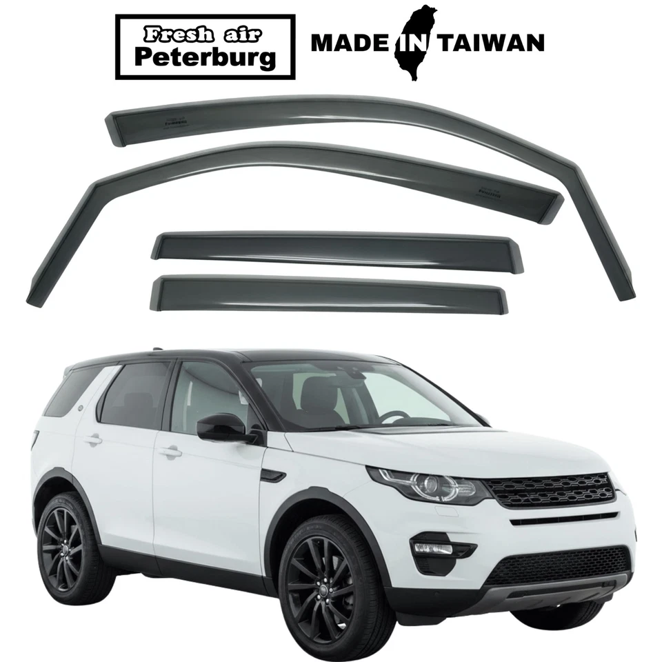 para Landrover Discovery Sport 2016+ protectores de lluvia en canal deflector de viento 4 piezas Foto 1 de 4