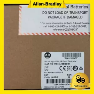 Allen-Bradley 1763-L16BBB SER B MicroLogix 1100 controller 16 punti 1763L16BBB - Foto 1 di 5