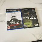 Tom Clancys Splinter Cell & Double Agent   PS2 Playstation 2 Games VGC