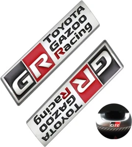 H140 TOYOTA GR Sticker TOYO Gazoo Racing Emblem - Picture 1 of 3