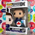 Bo Horvat - Funko Pop 25 - Vancouver Canucks - Exclusive - NHL W/ Protector
