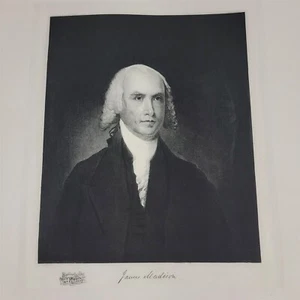 James Madison 1901 White House Gallery Official Portraits US Presidents Gravure - Picture 1 of 7