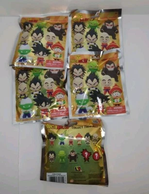 5 Nuevo Dragon Ball Z #75605 Bolso Ciego 3D Figura Bolsa Clip Serie 1 Aleatorio/Sellado Foto 1 de 3
