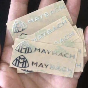 Chrome Trumpet Middle Console Random Post Maybach Logo Badge for Mercedes Benz - Picture 1 of 10