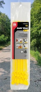 Gardner Bender Perlenverpackung 12 Zoll L gelb Perlen Kabelbinder Reißverschluss 15 Stück - Bild 1 von 1