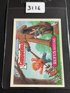 1988 Topps Garbage Pail Kids GPK Card Series OS14 Pack Fresh 554a Rufus Refuse - Picture 1 of 3