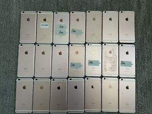 Used iPhone 6S Plus Rose Gold Pink Housing Frame Flex Charging Part Lot of 21