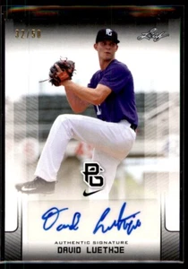 David Luethje 2017 Leaf Perfect Game National Showcase Rookie Auto 32/50 #BA-DL1 - Picture 1 of 2