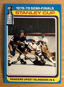 1979 Topps “1978-79 Semi-Finals Stanley Cup” #82 Rangers v Islanders Mid-Grade - Picture 1 of 2