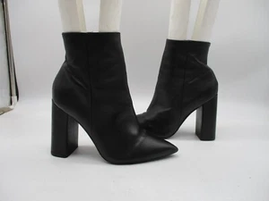 Stivaletti donna Steve Madden noti in pelle nera a punta misura 6,5 M - Foto 1 di 10