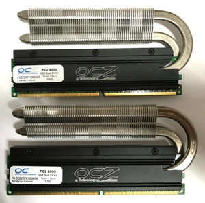 OCZ Reaper X-Series 2 GB (2x2 GB) DDR2 OCZ2RPX10004GK PC2-8000 Dual Ch Kit #R2386 - Foto 1 di 2