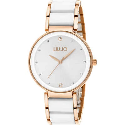 Orologio Donna Liu Jo Bicolour In Acciaio Placcato Oro Rosa e Ceramica TLJ1197A - Immagine 1 di 3