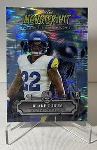 Blake Corum 2024 Wild Card Haunted Hits Monster Hit Zombie Stealth Foil Rams 1/1 - Picture 1 of 2