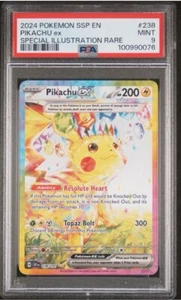 🔥 NEUWERTIG PSA 9 !!! 🔥 Pokemon Surging Sparks Pikachu EX 238/191 SIR...REGRADE? - Bild 1 von 2