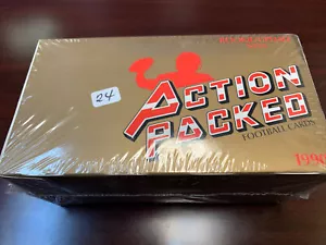 1990 Action Packed Football Rookie/Update Series 36 Count Factory Sealed Wax Box - Picture 1 of 7