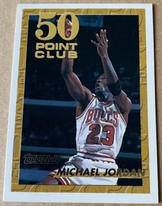 MICHAEL JORDAN HOF 1993-94 TOPPS GOLD 50 POINT CLUB Card#64 EX-MT Condition - Picture 1 of 2