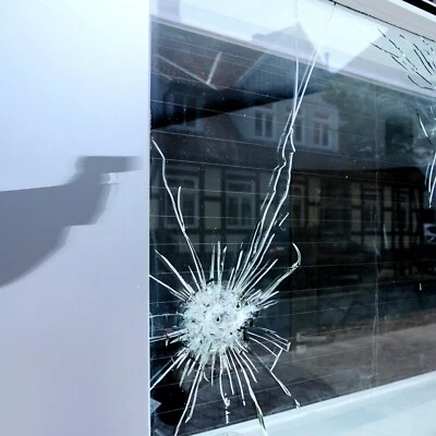 (7€/m²) SolarScreen Splitterschutzfolie Einbruchschutz-Folie Fenster SAFE-4C - Bild 1 von 3