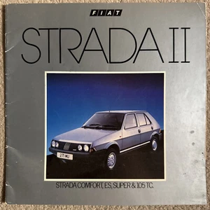 Fiat Strada II 1983-1984 UK Market Brochure 105TC Super 85 Comfort 70 ES 60 - Picture 1 of 5