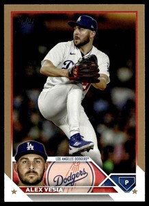 2023 Topps Update Gold Border #US261 Alex Vesia /2023 Los Angeles Dodgers